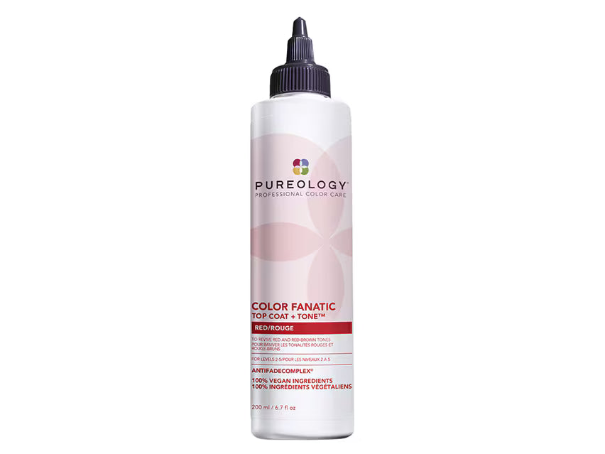 Color Fanatic Top Coat + Tone Red